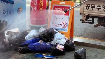 [부산] 부산 금정구 쓰레기 무단투기에 수거 중단 / YTN