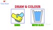 Hands Drawing for kids | Water Glass drawing for children | Art Breeze # 14 | Learn Drawing and Colouring  || Viral Rocket