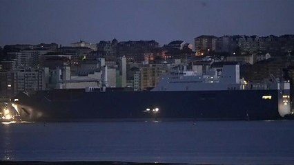 Llegó, atracó y zarpó: la misteriosa escala hispana del buque saudí Bahri-Yanbu