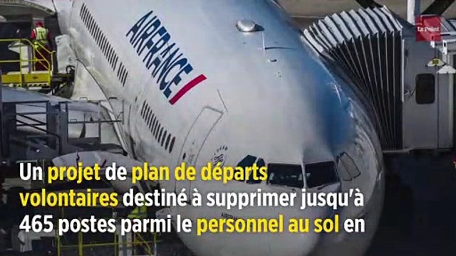 La direction d'Air France confirme son plan de 465 départs volontaires