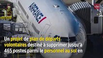 La direction d'Air France confirme son plan de 465 départs volontaires