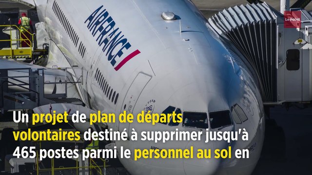 La direction d'Air France confirme son plan de 465 départs volontaires