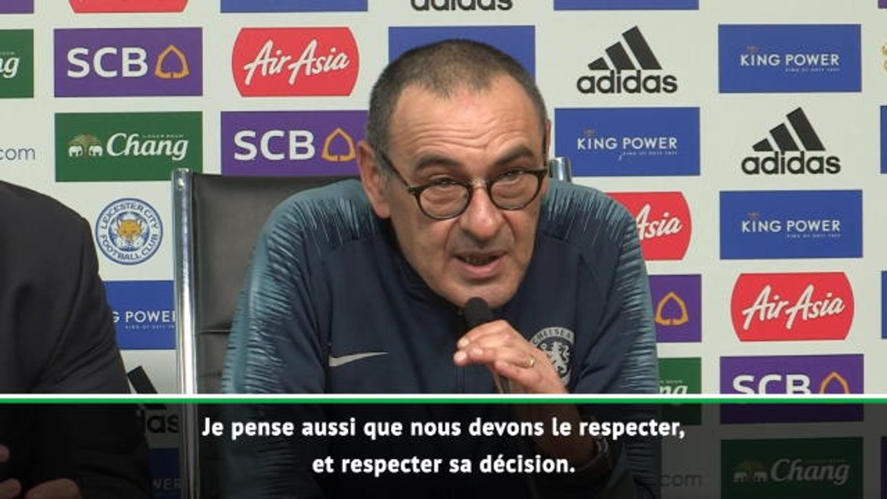 Transferts - Sarri : ''Respecter la décision d'Hazard''