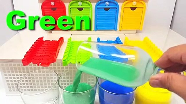 Learn Colors for Kids Funny Water Colors Disney Cars Lightning McQueen with TOMICA