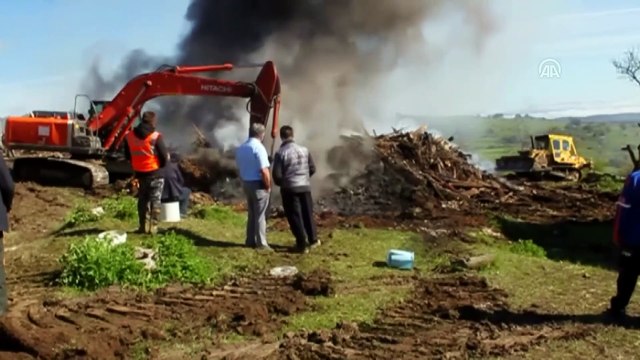 Kargı ilçesindeki yangın - ÇORUM