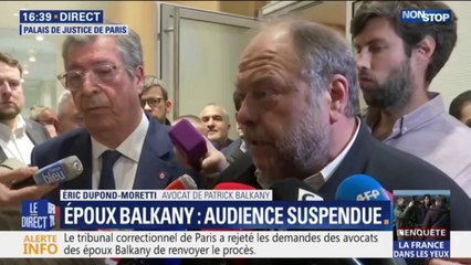 L'avocat de Patrick Balkany demande au président du tribunal de "se déporter"