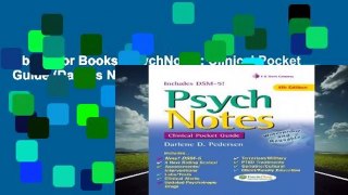 About For Books  PsychNotes: Clinical Pocket Guide (Davis s Notes) Complete