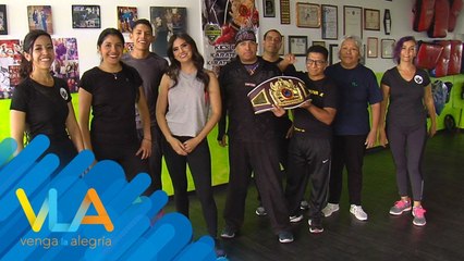 Olga Mariana se fue a hacer un poco de boxing cardio. | Venga La Alegría