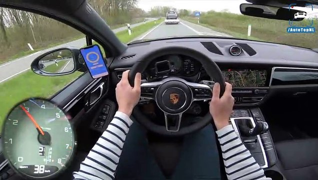 NEW! Porsche Macan S 254km/h AUTOBAHN POV TOP SPEED by AutoTopNL