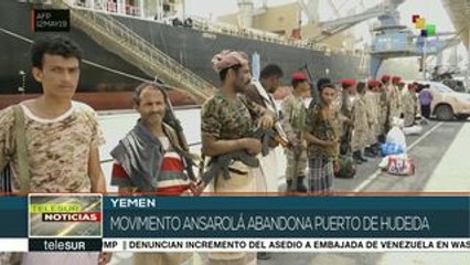 Yemen: Ansarolá se retirará de Hudeida en los próximos cuatro días