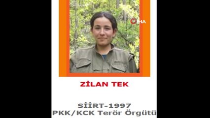 600 bin TL ödülle aranan kadın terörist ölü ele geçirildi