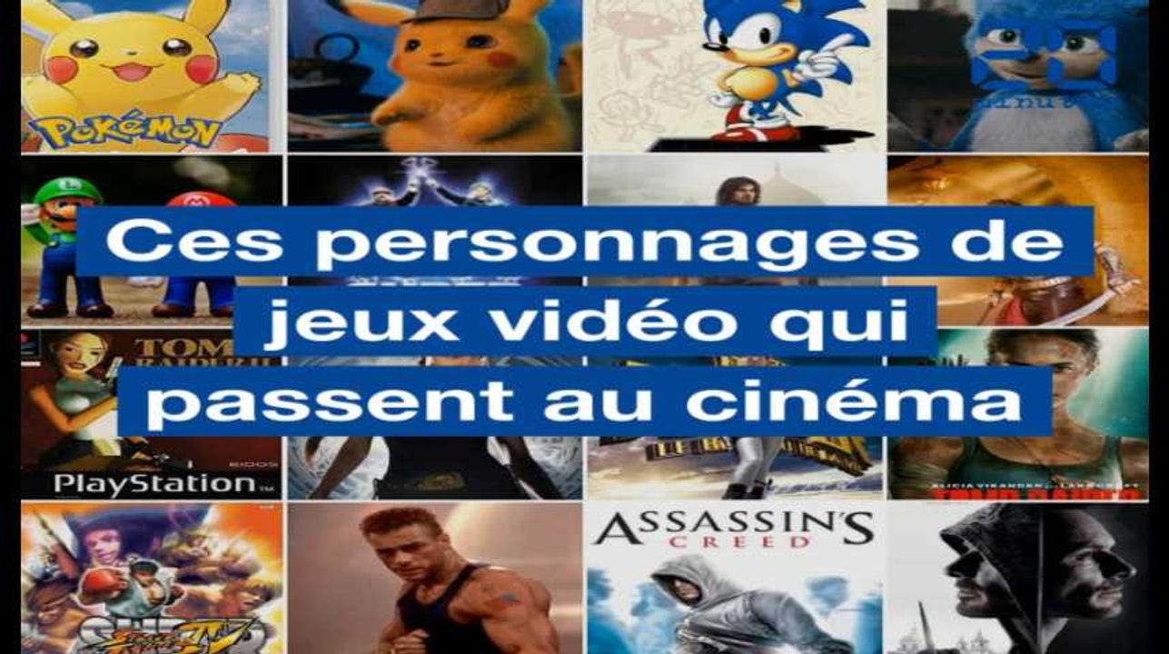 Pikachu, Sonic, Lara Croft... Ces personnages de jeux vidéo qui passent au cinéma