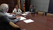 Reunión entre Meritxell Batet y Rosario Sánchez