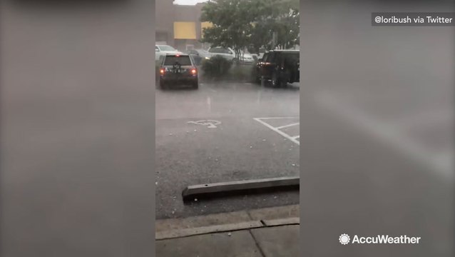 Severe storms bring hail, gusty winds