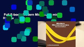 Full E-book  Modern Microeconomics  Review