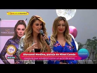 ¡Giovanni Medina hace oficial su regreso con Ninel Conde! | Sale el Sol