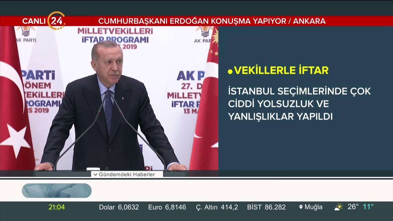 Başkan Erdoğan konuşma yapıyor
