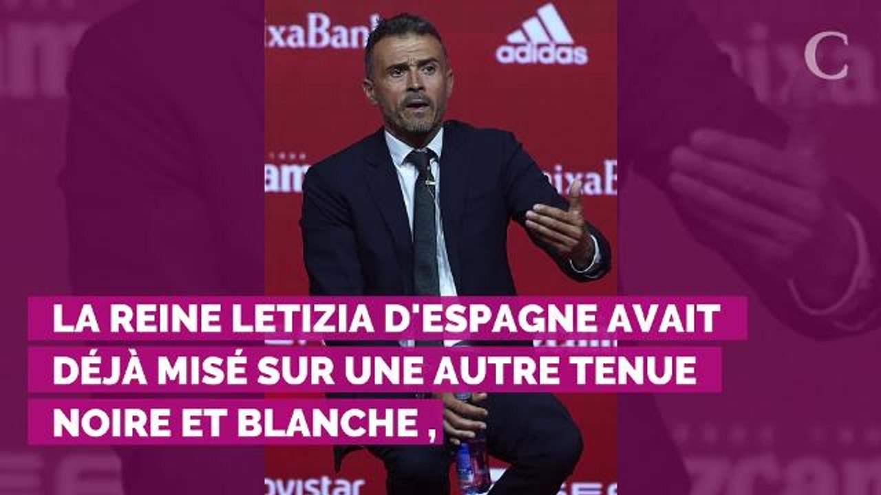 PHOTOS. Letizia d'Espagne : le noir et blanc lui va comme un gant