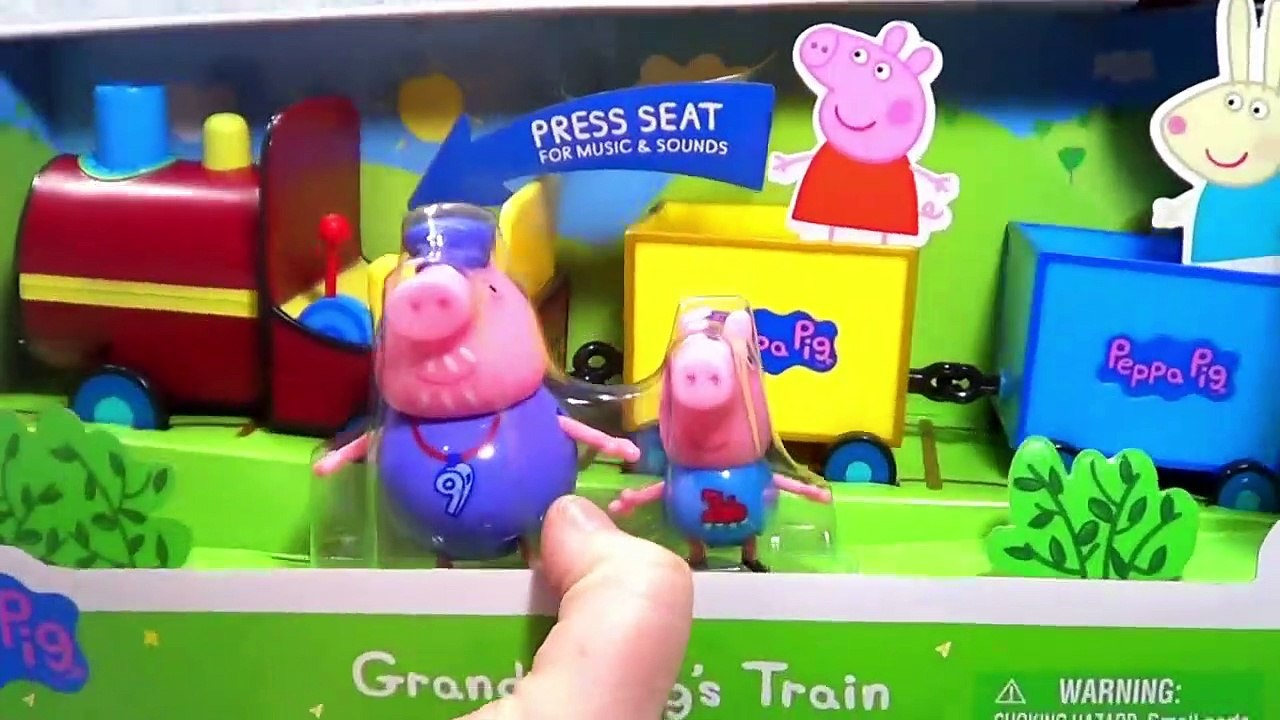 Peppa Pig toy train set!