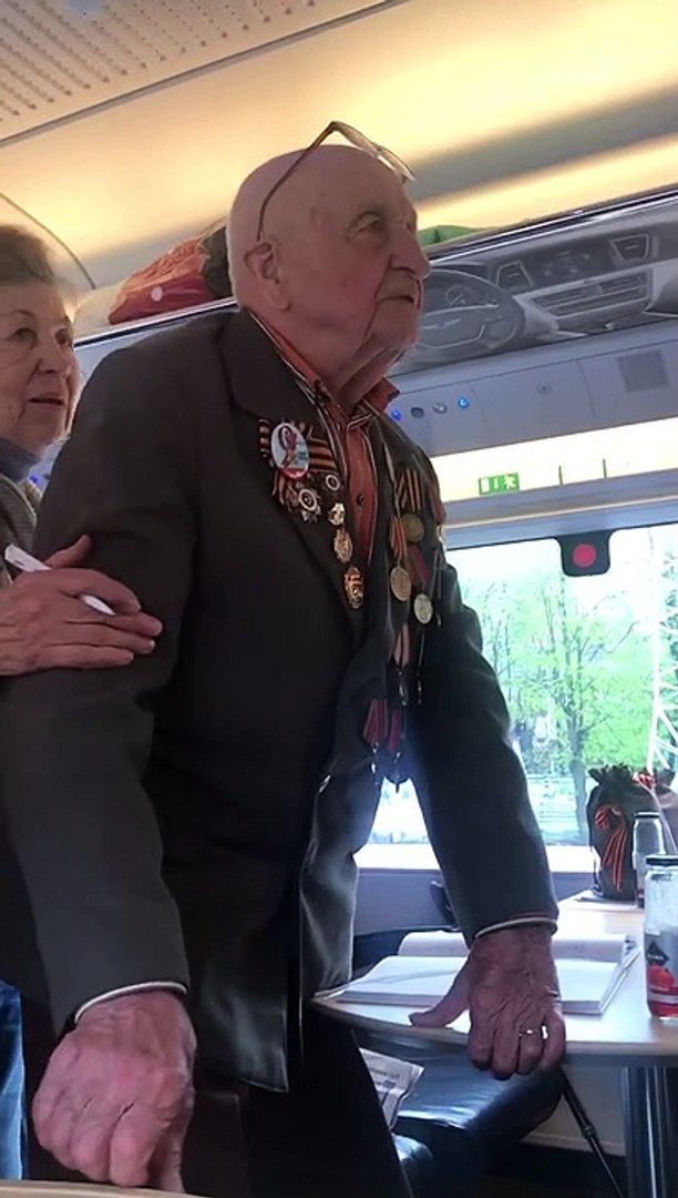 ⁣Russian WWII Veteran Sings Powerful Original Song