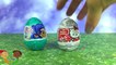 Play-Doh circle surprises and chocolate egg surprises with hello kitty disney cars shimmer shine