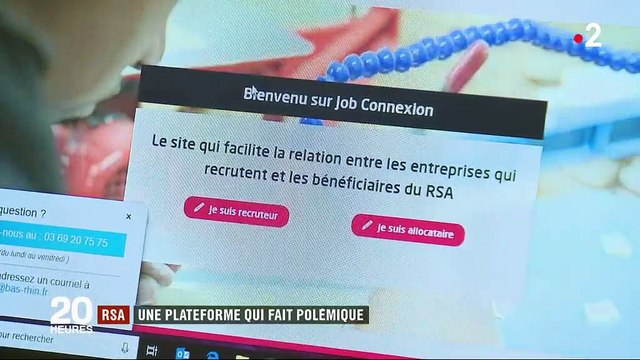 Bas-Rhin : une plateforme pour les allocataires du RSA fait polémique
