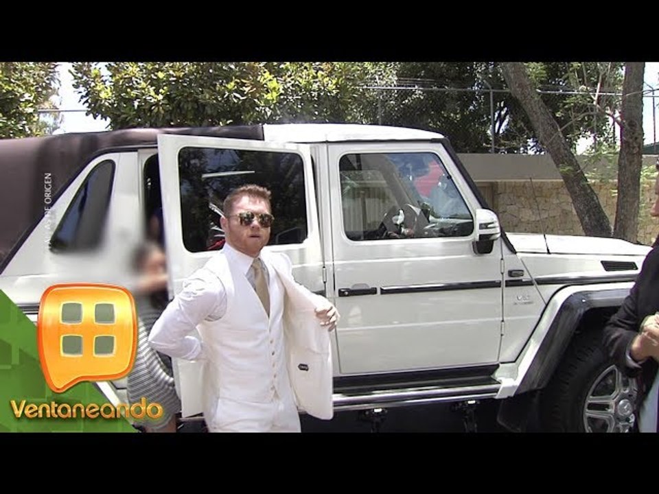 "El Canelo" Álvarez bautizó a su hijo pero ¡ENFURECIÓ cuando vio a los medios afuera de la iglesia!