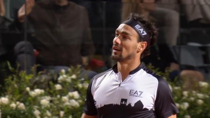 Rome - Tsonga sorti d'entrée par un Fognini intenable
