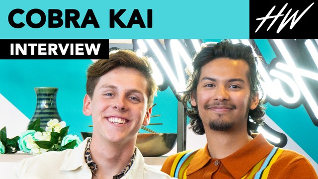 Cobra Kai Jacob Bertrand & Xolo Maridueña Reveal Why Peyton List Made Them Nervous! | Hollywire