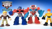 Transformers Rescue Bots Optimus Prime Cody Burns Heatwave Kade Burns || Keiths Toy Box