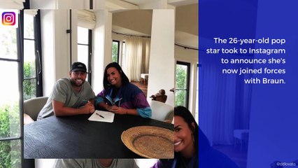 Demi Lovato Hires Scooter Braun as Her New Manager