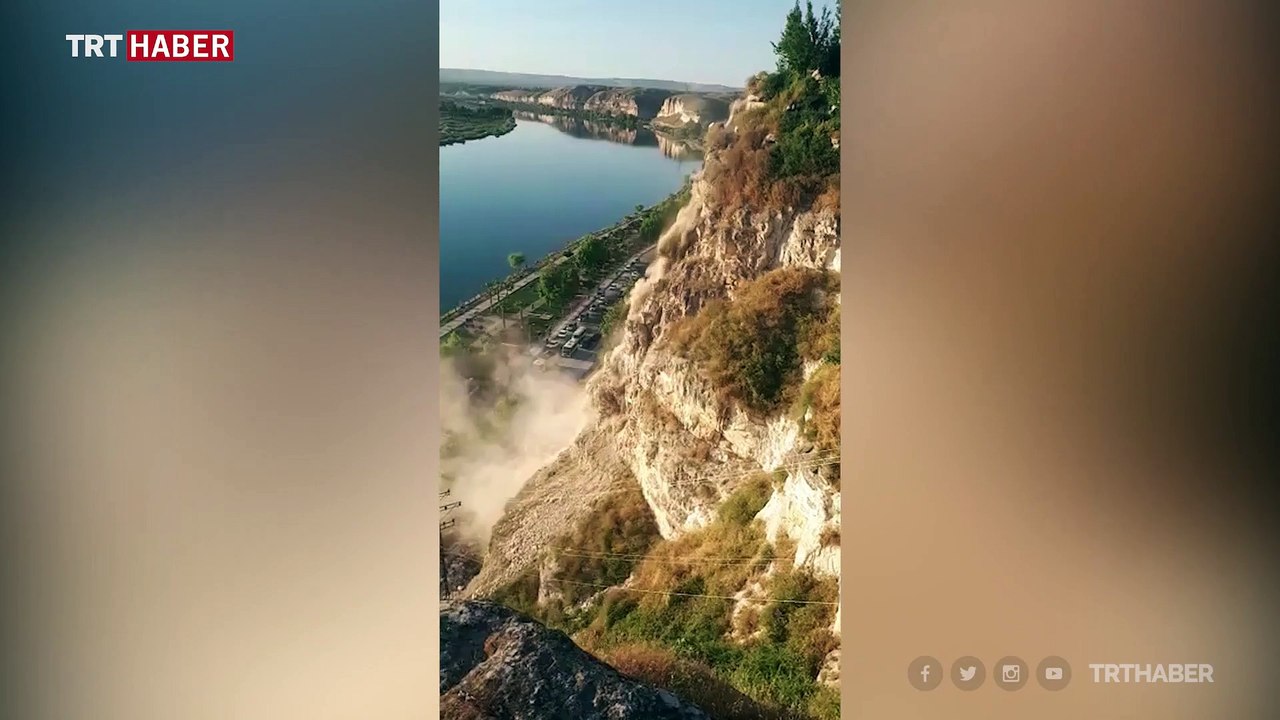 Şanlıurfa'da heyelan meydana geldi