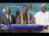 RTB/Le Président du Faso reçoit en audience les Présidents des assemblées nationale  du G5 Sahel