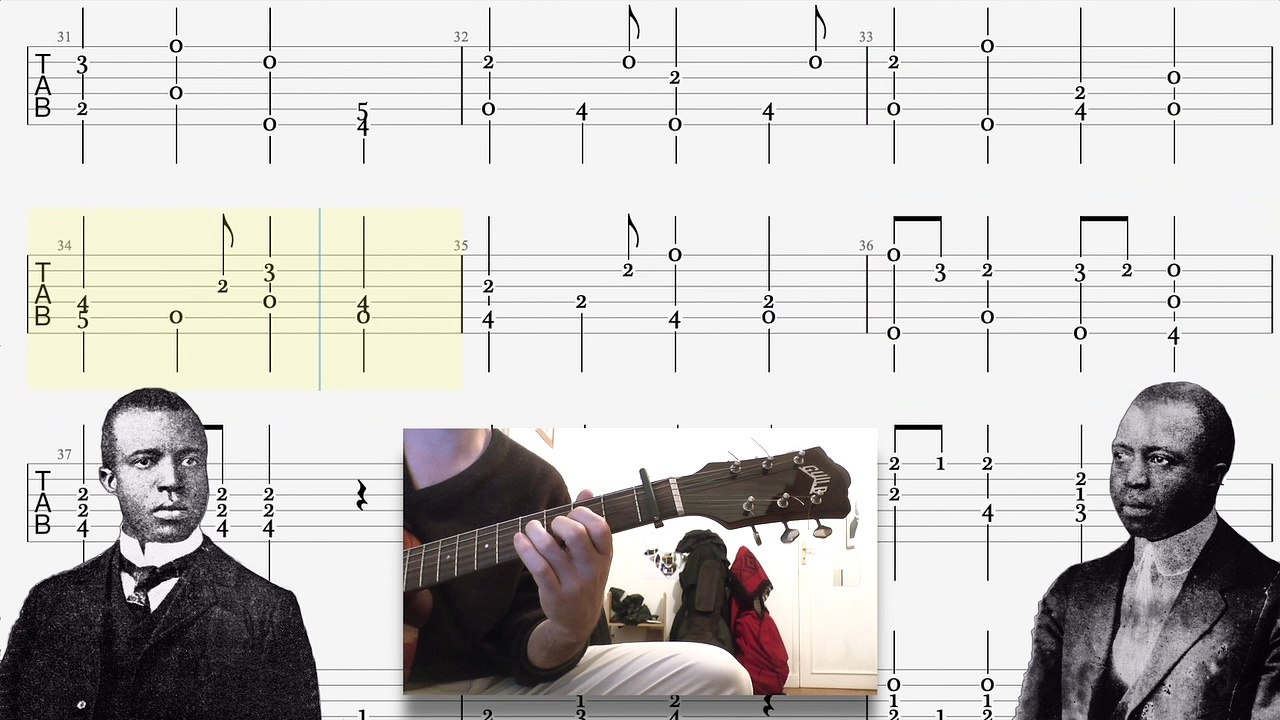 Scott Joplin guitar : Combination March