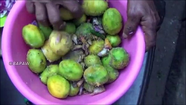 Village des Aliments - Cuisson Porc Prune Curry dans mon Village par ma Maman