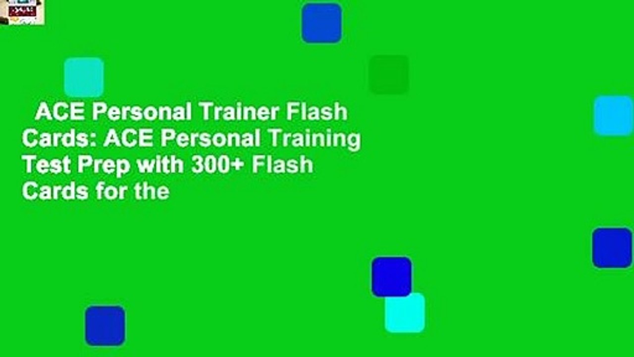 ACE Personal Trainer Flash Cards: ACE Personal Training Test Prep with 300+ Flash Cards for the