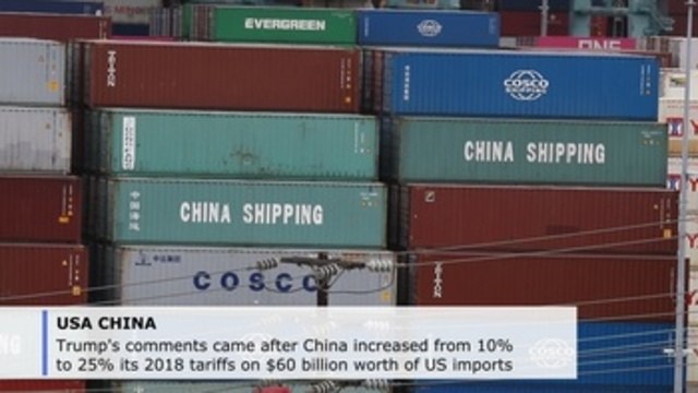 Trump ready to impose more tariffs on Chinese imports as trade was deepens