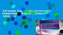 Full version  Augmentative and Alternative Communication: Supporting Children   Adults With