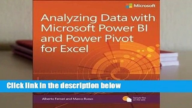 Analyzing Data with Power BI and Power Pivot for Excel Best Sellers Rank : #5