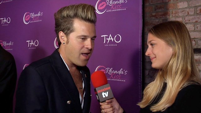 Ryan Cabrera Interview Rhonda's Kiss Good Fortune Gala Purple Carpet