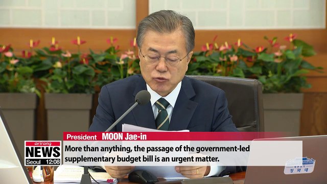 Bipartisan support necessary to handle urgent matters directly related to people's livelihoods: Moon