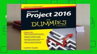 Project 2016 for Dummies  For Kindle