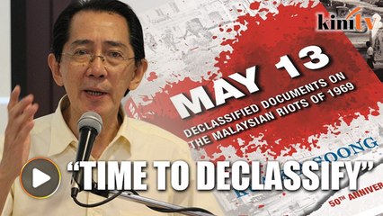 Kua Kia Soong: It's time to declassify May 13 secrets