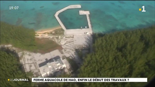 Le chantier de la ferme aquacole de Hao redémarre