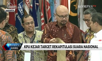KPU Kejar Target Rekapitulasi Suara Nasional