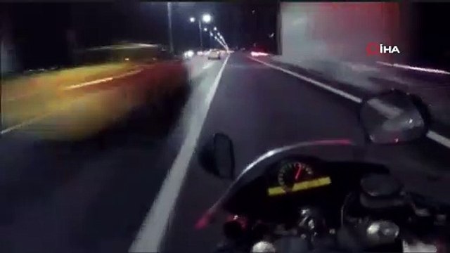 15 Temmuz Şehitler Köprüsü’nde “makas” terörü kamerada