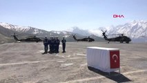 Hakkari Şehit Jandarma Uzman Çavuş Volkan Demirci İçin Hakkari'de Tören Düzenlendi-1