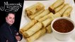 Chicken Spring Roll with Dipping Sauce Recipe by Chef Mehboob Khan 13 May 2019