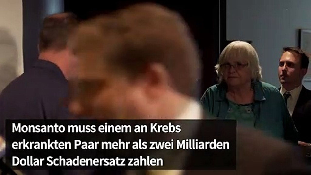 Bayer-Tochter Monsanto zu Milliardenstrafe verurteilt