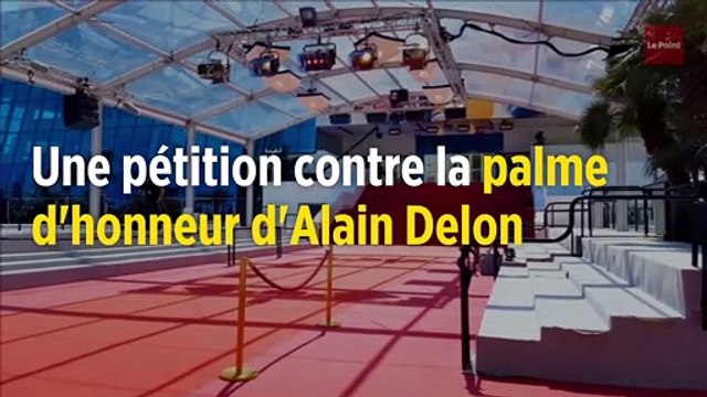 Cannes : une pétition contre la palme d'honneur d'Alain Delon